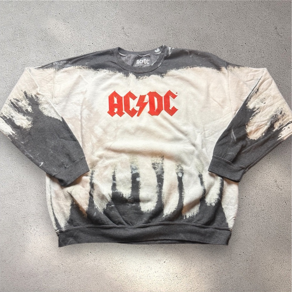 AC/DC Back In Black Hoodie Men’s Large Band Graphic FREE SHIPPING‎